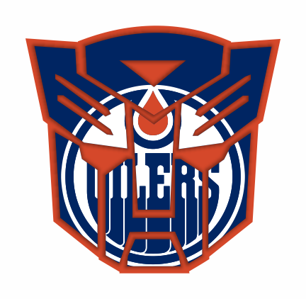 Autobots Edmonton Oilers logo iron on paper